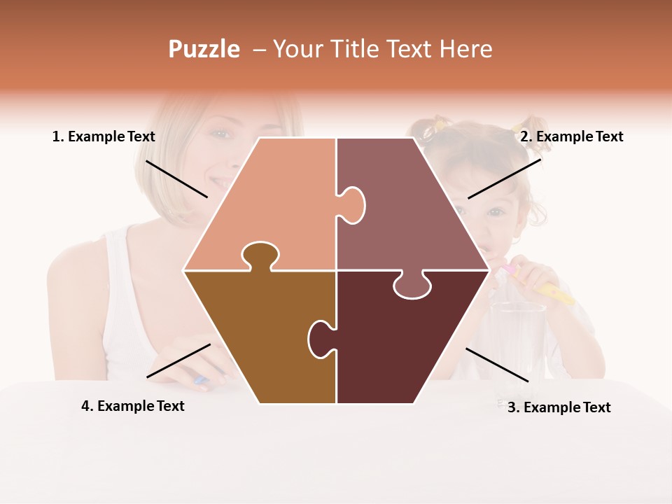 Clean Kid Stand PowerPoint Template