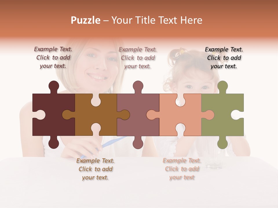 Clean Kid Stand PowerPoint Template