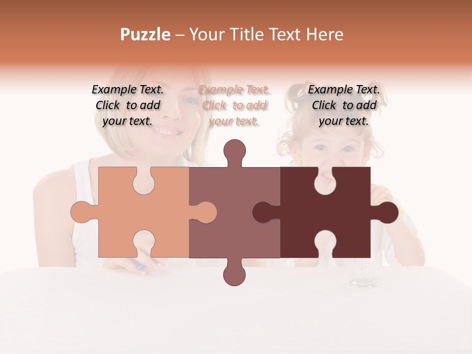 Clean Kid Stand PowerPoint Template