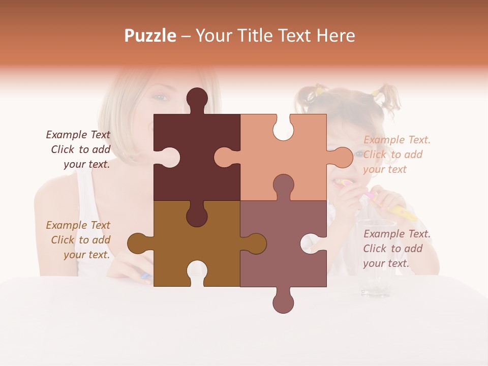 Clean Kid Stand PowerPoint Template