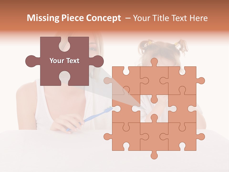 Clean Kid Stand PowerPoint Template