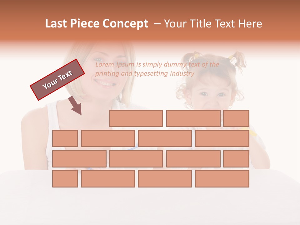 Clean Kid Stand PowerPoint Template