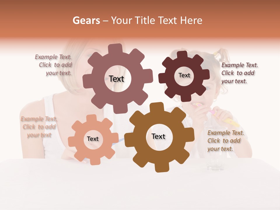 Clean Kid Stand PowerPoint Template