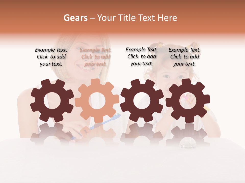 Clean Kid Stand PowerPoint Template