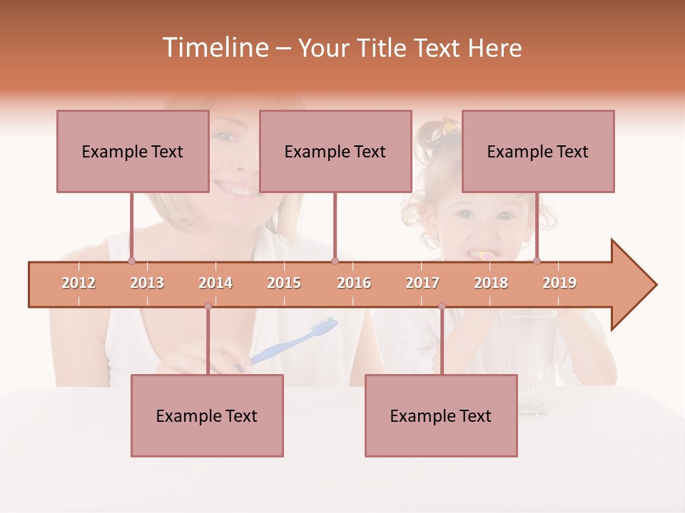 Clean Kid Stand PowerPoint Template