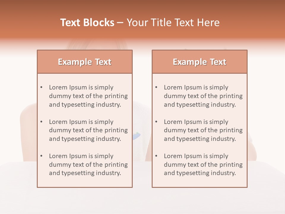 Clean Kid Stand PowerPoint Template