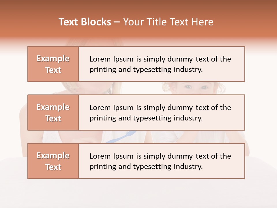 Clean Kid Stand PowerPoint Template