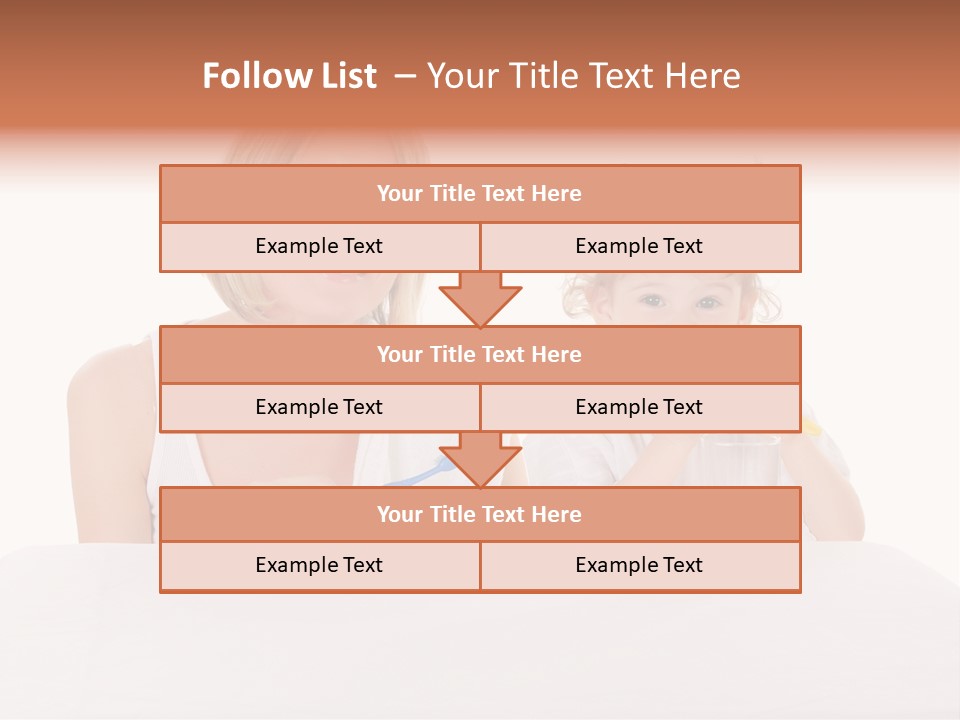 Clean Kid Stand PowerPoint Template