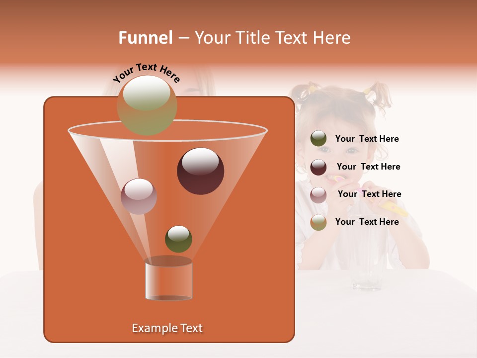 Clean Kid Stand PowerPoint Template