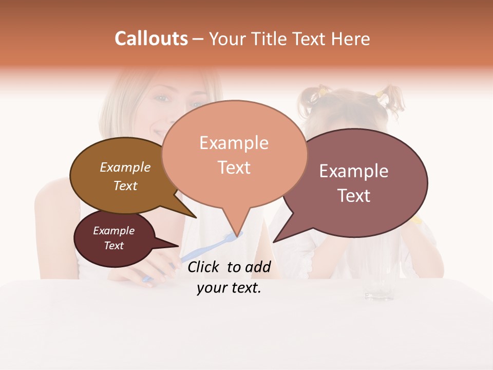 Clean Kid Stand PowerPoint Template