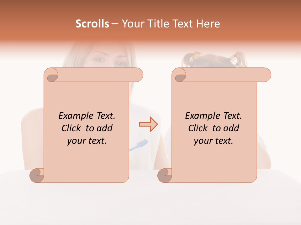Clean Kid Stand PowerPoint Template