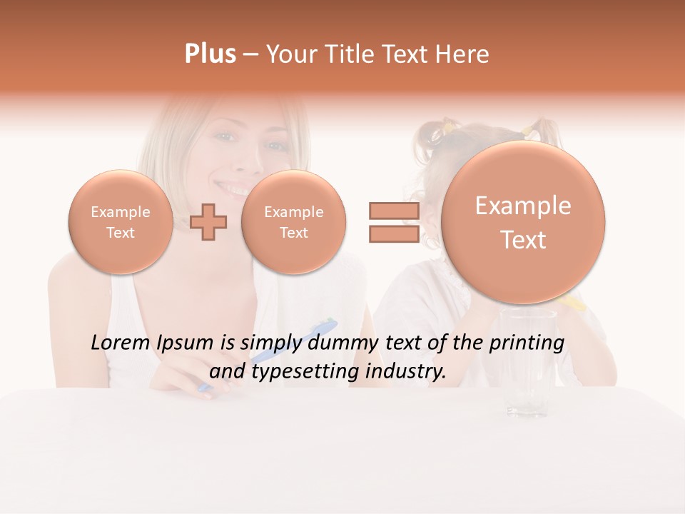 Clean Kid Stand PowerPoint Template