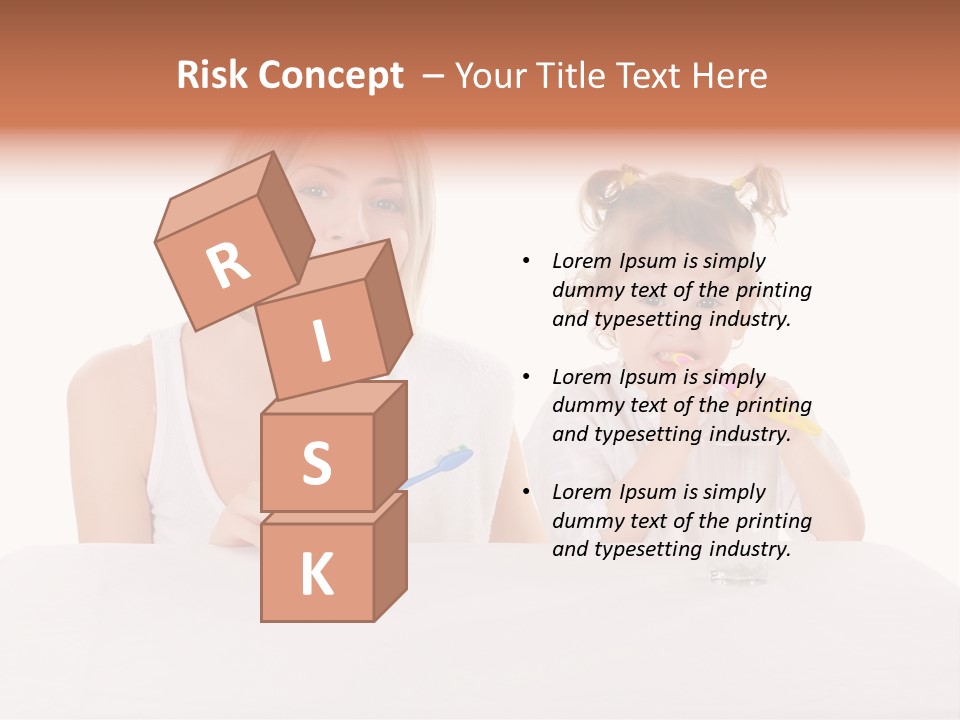 Clean Kid Stand PowerPoint Template