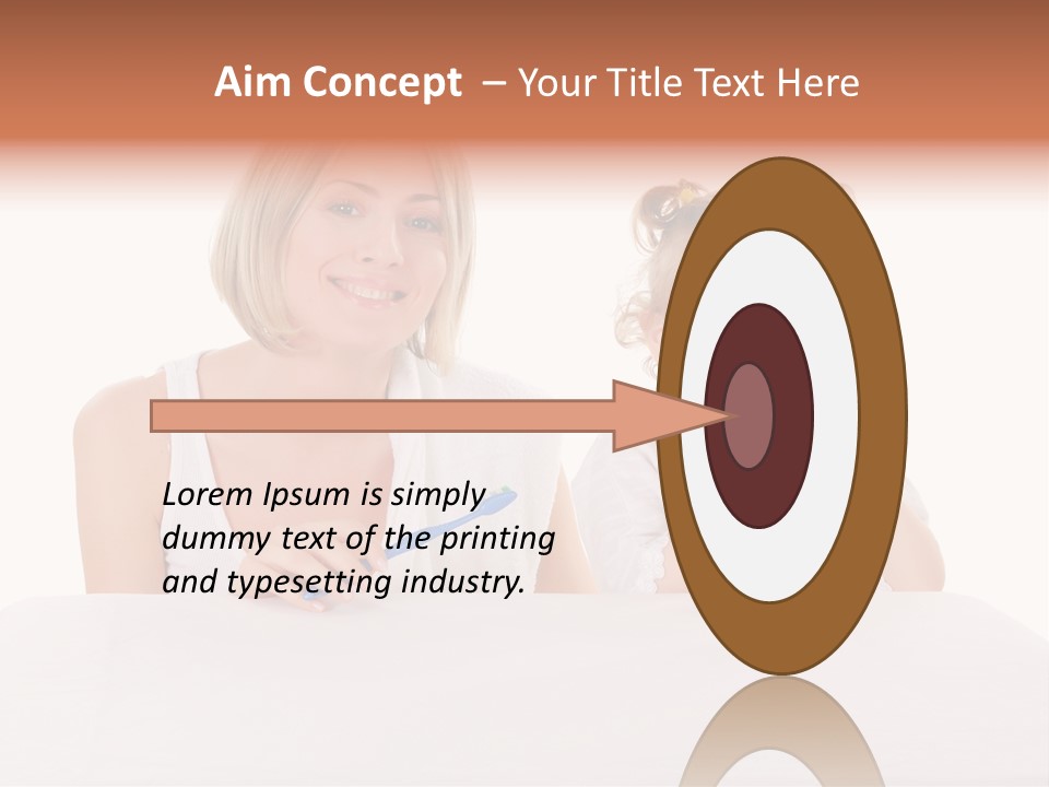 Clean Kid Stand PowerPoint Template