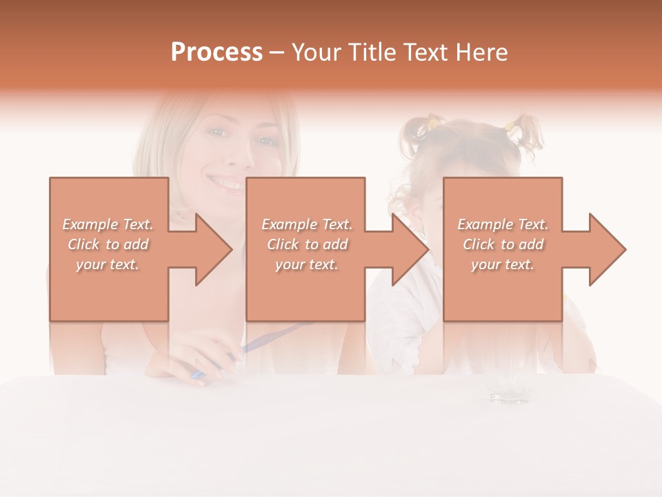 Clean Kid Stand PowerPoint Template