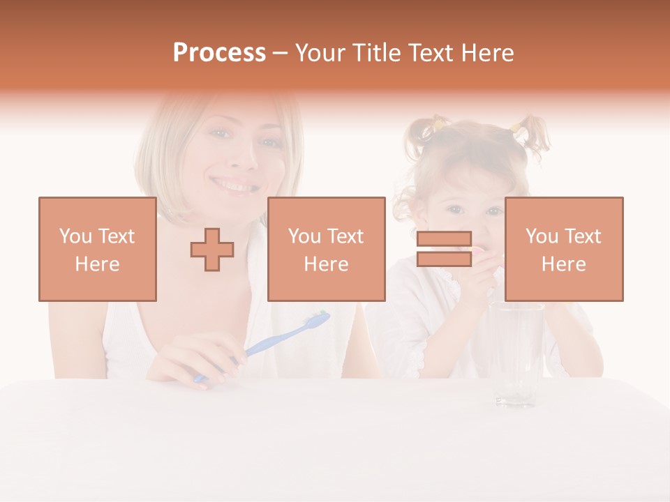 Clean Kid Stand PowerPoint Template