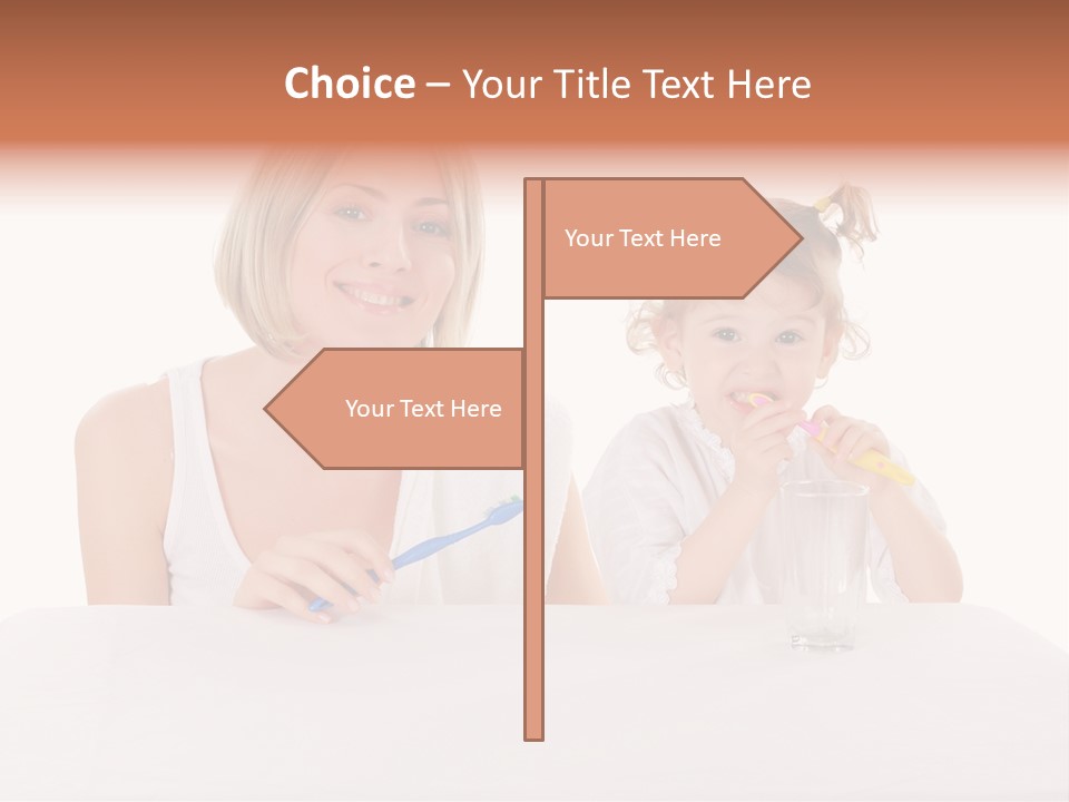 Clean Kid Stand PowerPoint Template