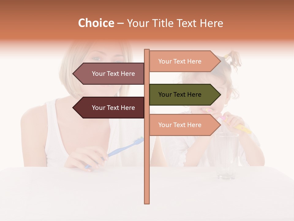 Clean Kid Stand PowerPoint Template