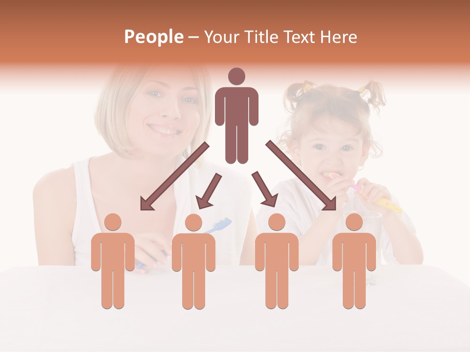 Clean Kid Stand PowerPoint Template