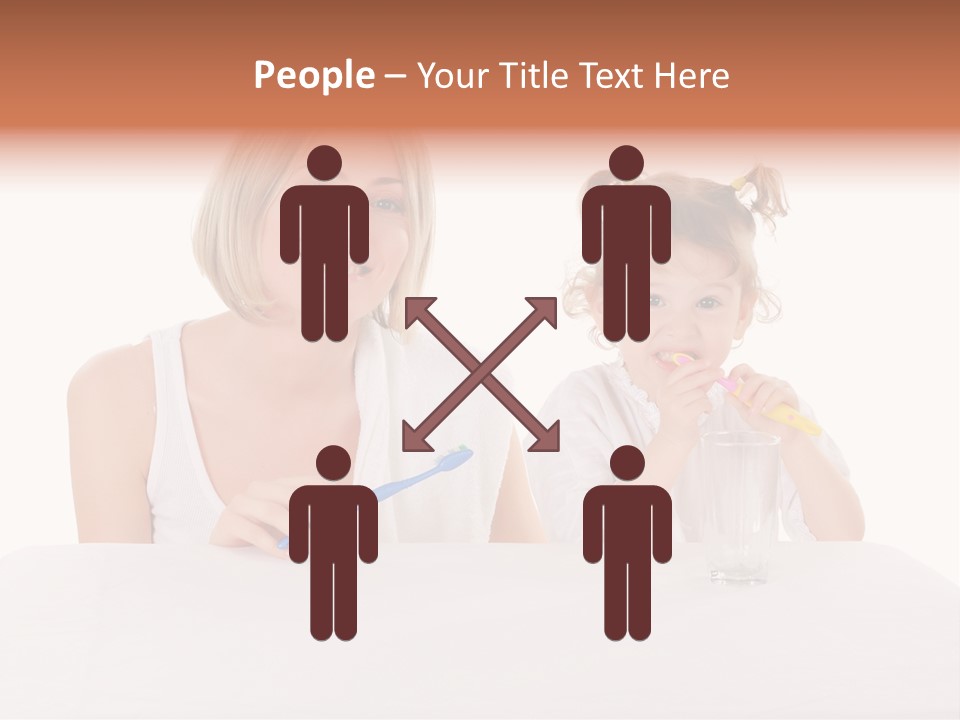 Clean Kid Stand PowerPoint Template