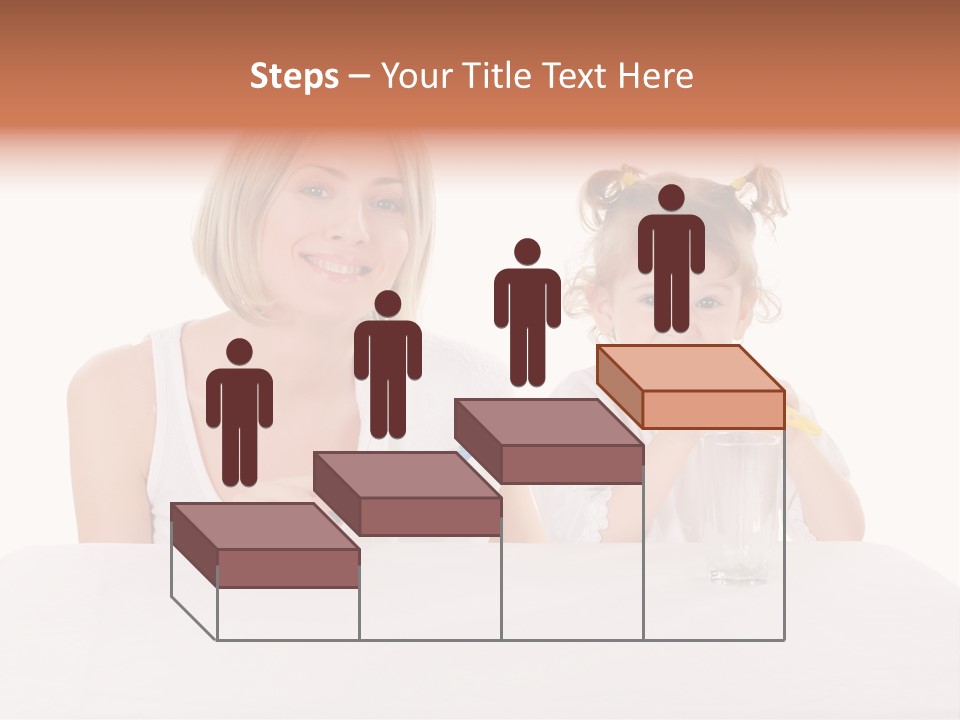 Clean Kid Stand PowerPoint Template