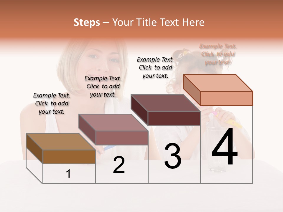 Clean Kid Stand PowerPoint Template