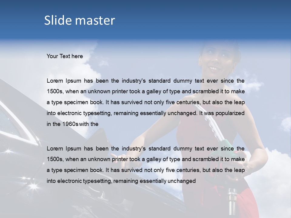 Beautiful Car Business PowerPoint Template