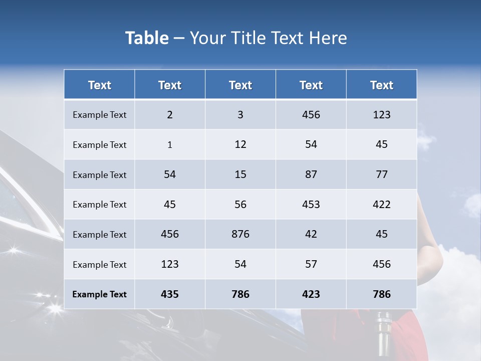 Beautiful Car Business PowerPoint Template