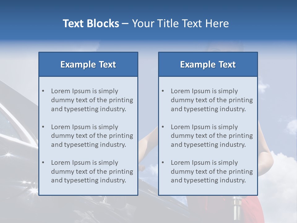 Beautiful Car Business PowerPoint Template