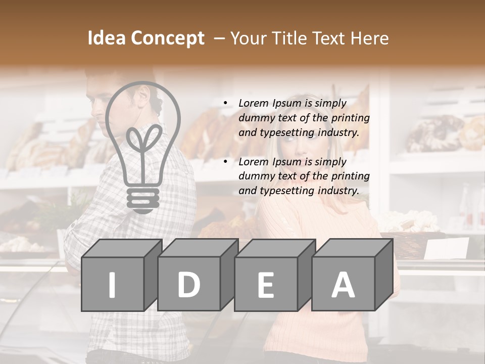 Melancholy Horizontal Young PowerPoint Template