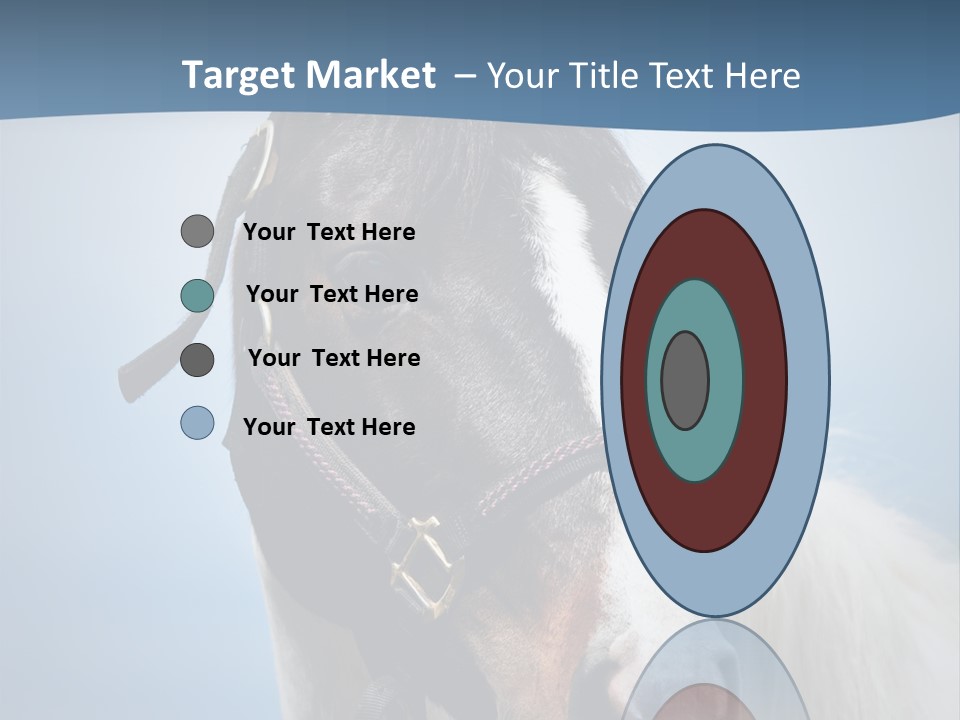 Horse Mare Face PowerPoint Template