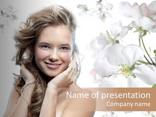 Spa Attractive Skin PowerPoint Template