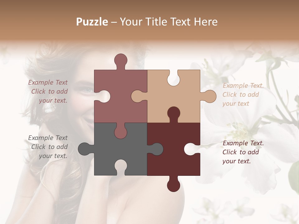 Spa Attractive Skin PowerPoint Template