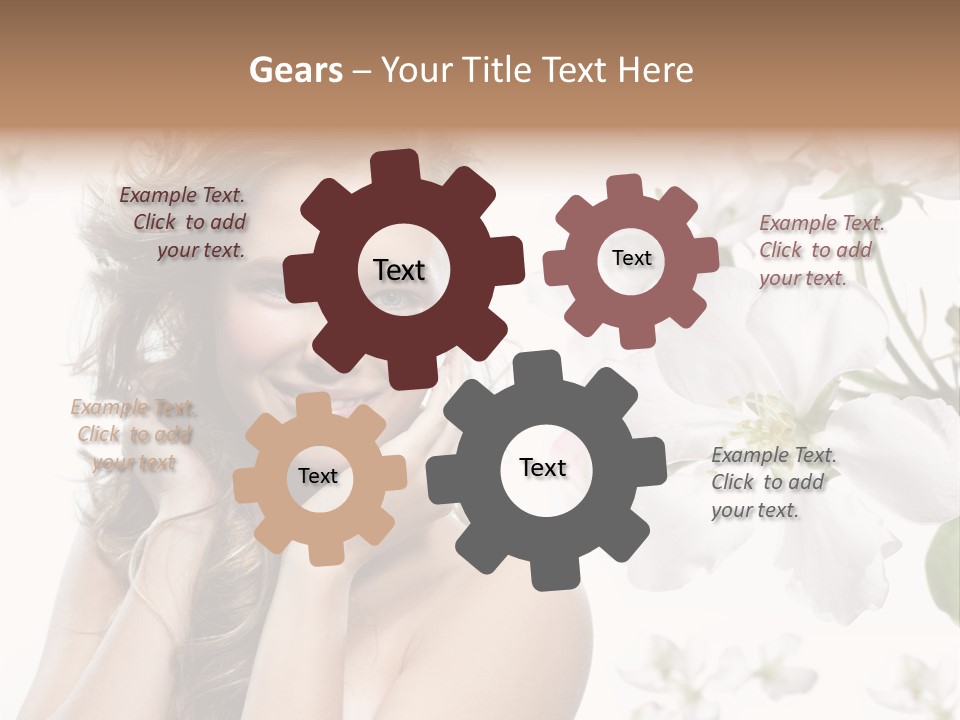 Spa Attractive Skin PowerPoint Template