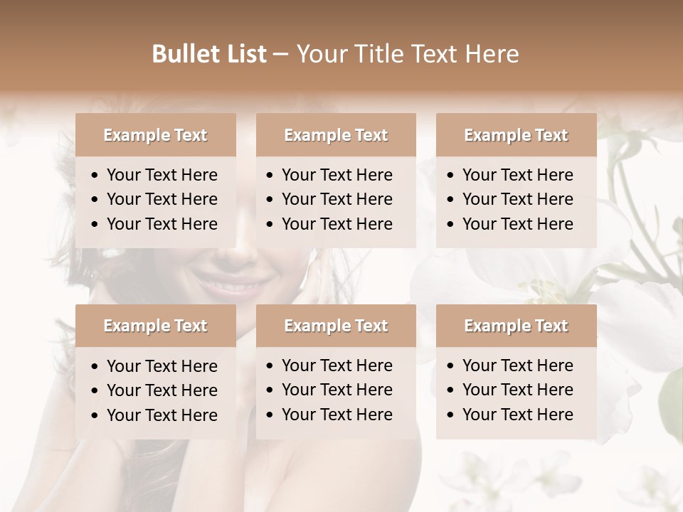 Spa Attractive Skin PowerPoint Template