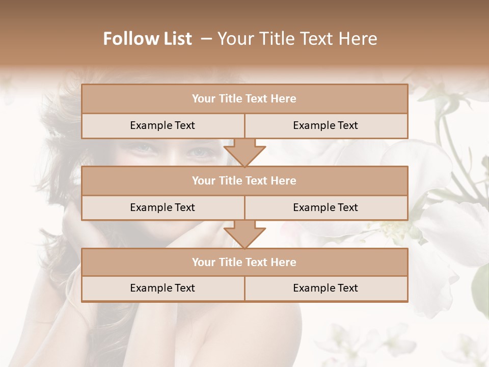 Spa Attractive Skin PowerPoint Template