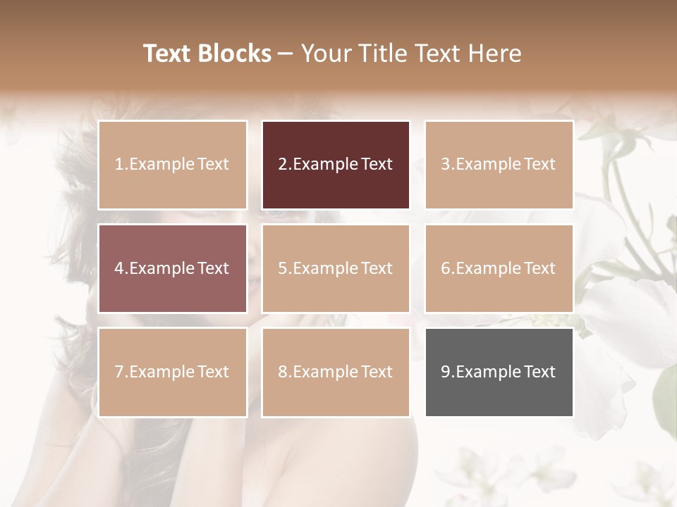 Spa Attractive Skin PowerPoint Template