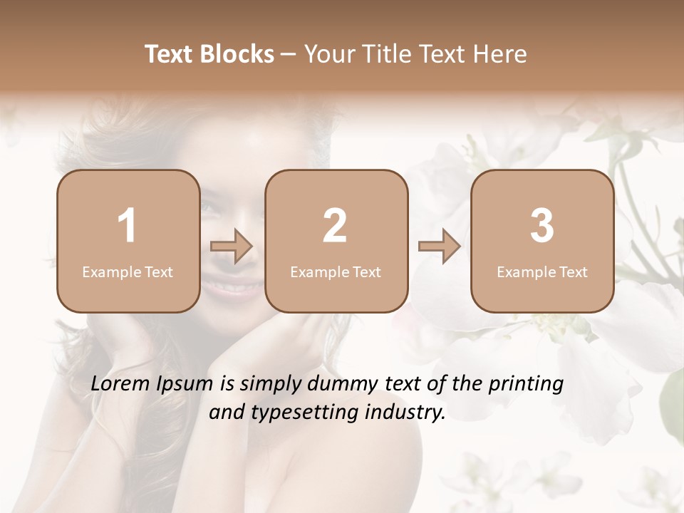 Spa Attractive Skin PowerPoint Template