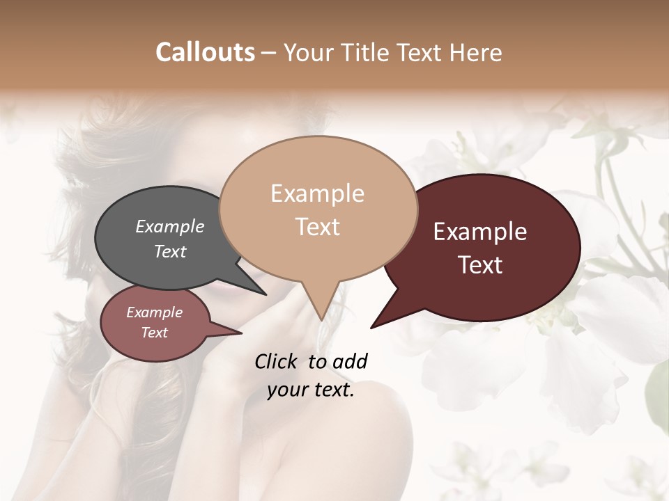 Spa Attractive Skin PowerPoint Template