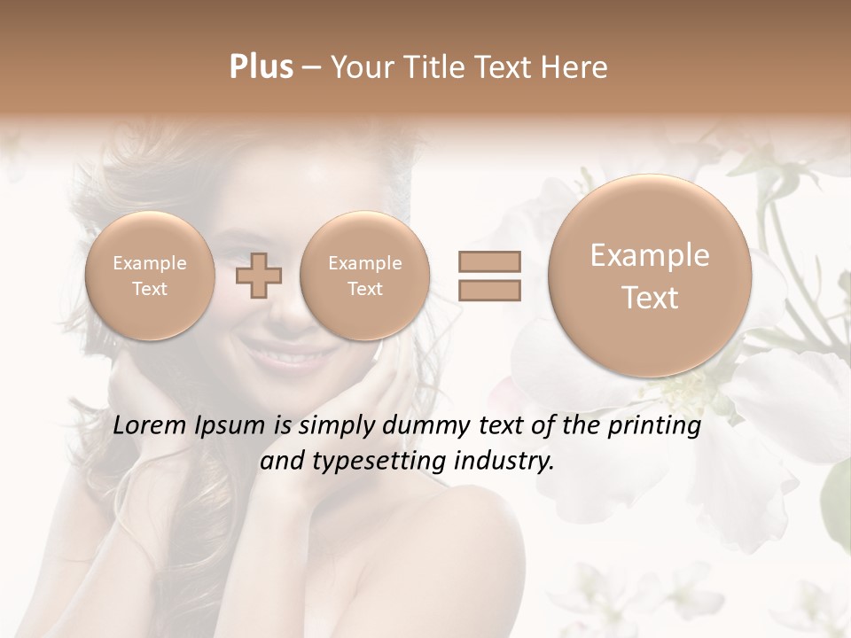 Spa Attractive Skin PowerPoint Template