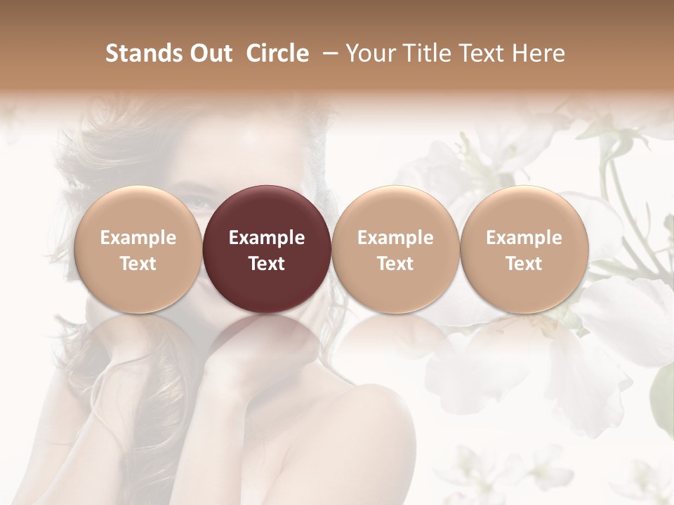 Spa Attractive Skin PowerPoint Template