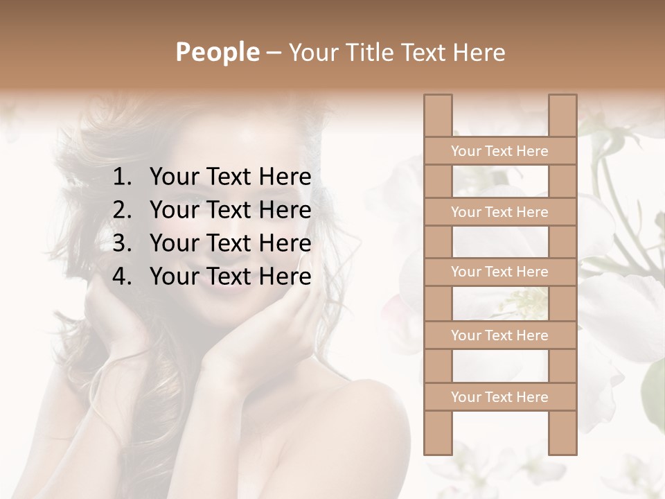 Spa Attractive Skin PowerPoint Template