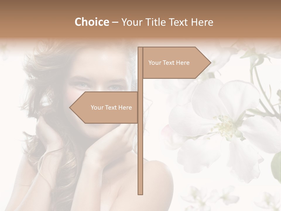 Spa Attractive Skin PowerPoint Template