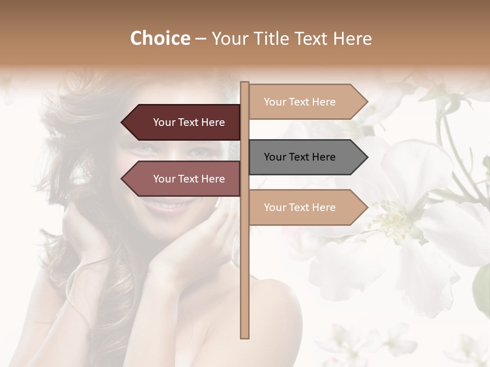 Spa Attractive Skin PowerPoint Template