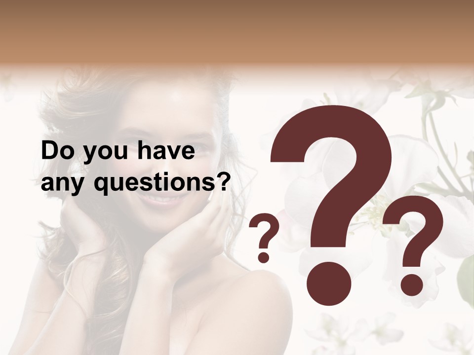 Spa Attractive Skin PowerPoint Template