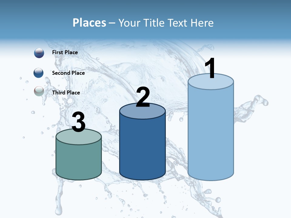 Drop Transparent Flow PowerPoint Template