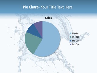 Drop Transparent Flow PowerPoint Template