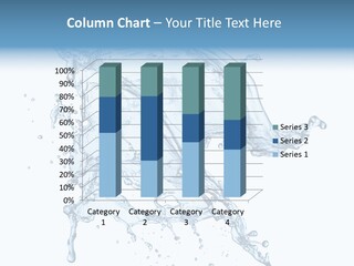 Drop Transparent Flow PowerPoint Template