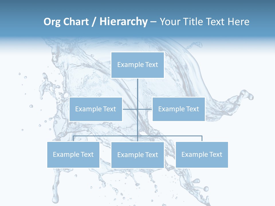 Drop Transparent Flow PowerPoint Template