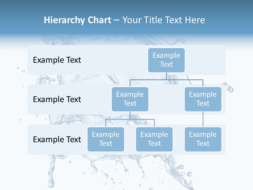 Drop Transparent Flow PowerPoint Template